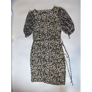 Tommy Hilfiger Size 12 Woman's Floral Business Sun Short Sleeve Dress